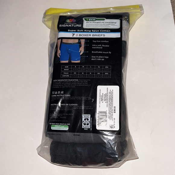 Fruit Of The Loom Mens Signature 7 Pack Boxer Briefs Size Medium (1-13) - Picture 2 of 5